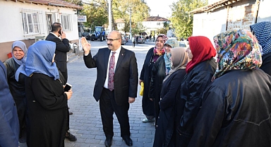 Vali İsmail Ustaoğlu Susurluk Babaköy’de Vatandaşlarla Buluştu