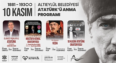 Altıeylül Belediyesi, Atatürk’ü Anma Programı ile 10 Kasım’a Hazır