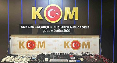 Ankara'da kaçakçılık operasyonu: 1 gözaltı