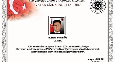 Beykoz Su Altı Savunma Komutanlığı'nda meydana gelen kazada 1 asker şehit oldu