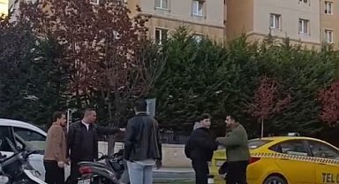 Beylikdüzü'nde polise ve vatandaşa küfür eden taksici gözaltına alındı