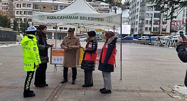 Kızılcahamam'da şiddete karşı bilinçlendirme çalışması yapıldı