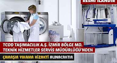 TCDD TAŞIMACILIK A.Ş. İZMİR BÖLGE MD. TEKNİK HİZMETLER SERVİS MÜDÜRLÜĞÜ'NDEN