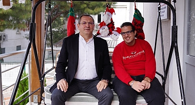 Ayvalık Belediye Başkanı Mesut Ergin, Özel Çocuklarla Yeni Yıl Coşkusunu Paylaştı