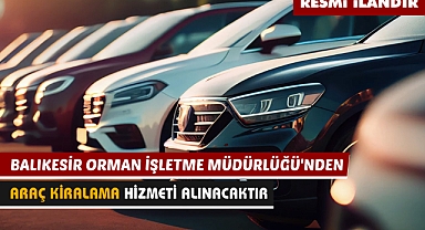 BALIKESİR ORMAN İŞLETME MÜDÜRLÜĞÜ'NDEN