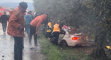 Otomobile çarpışan tanker böyle patladı