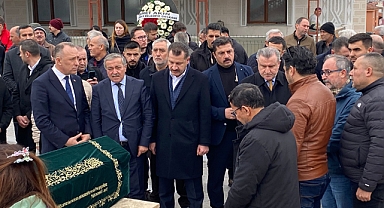 Yücel Yılmaz, Elim Patlamada Hayatını Kaybeden Özlem Özçakır'ın Cenazesine Katıldı