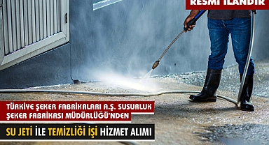 TÜRKİYE ŞEKER FABRİKALARI A.Ş. SUSURLUK ŞEKER FABRİKASI MÜDÜRLÜĞÜ'NDEN