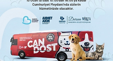 Bandırma’da VETBÜS ile Ücretsiz Hayvan Sağlığı Hizmeti