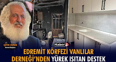 Edremit Körfezi Vanlılar Derneğinden Yürek Isıtan Destek
