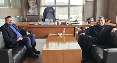 AK Parti Balıkesir İl Başkanı Mehmet Aydemir’den Nevzat Ölmez’e Ziyaret