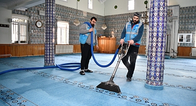 Balıkesir’de camiler Ramazan’a hazırlanıyor