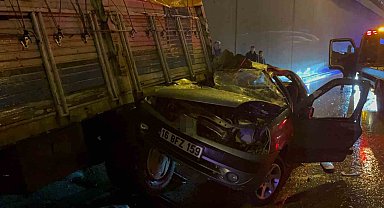 Bursa'da alt geçitte zincirleme kaza: 1 ölü, 1'i ağır 4 yaralı