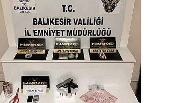 Balıkesir’de Peş Peşe Operasyonlarda Uyuşturucu ve Silah Ele Geçirildi