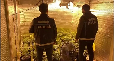 Ayvalık’ta Uyuşturucu İmalathanesine Baskın