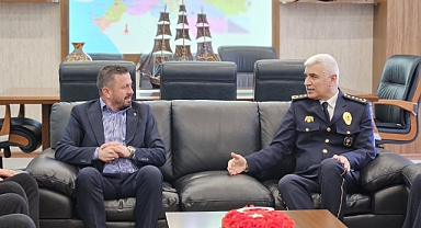 Mehmet Aydemir’den Emniyet Müdürü Hasan Yiğit’e Ziyaret