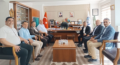 BAÜN Rektörü Prof. Dr. Yücel Oğurlu’dan Bigadiç Belediye Başkanı Mustafa Göksel’e Ziyaret