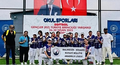 Bigadiç Kuvayi Milliye Anadolu Lisesi Softbol Kız Takımı, Türkiye Şampiyonu Oldu