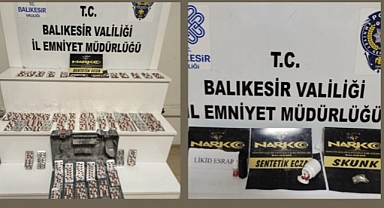 Balıkesir’de Narkotik Operasyonu: 4 Tutuklama, Yüklü Miktarda Uyuşturucu Ele Geçirildi