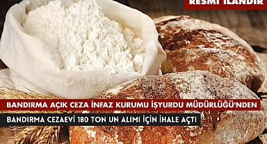 BANDIRMA AÇIK CEZA İNFAZ KURUMU İŞYURDU MÜDÜRLÜĞÜ'NDEN