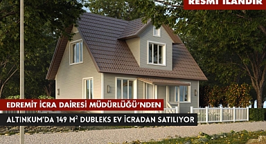 EDREMİT İCRA DAİRESİ MÜDÜRLÜĞÜ'NDEN