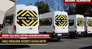 ERDEK İLÇE MİLLİ EĞİTİM MÜDÜRLÜĞÜ'NDEN