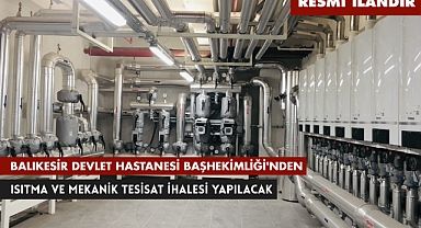 BALIKESİR DEVLET HASTANESİ BAŞHEKİMLİĞİ'NDEN