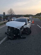 İki Kişinin Yaralandığı Kaza Bolu D-100 Karayolunda Meydana Geldi