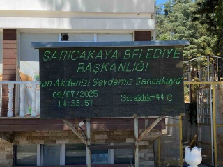 Sarıcakaya'da Kavurucu Sıcaklar Devam Ediyor